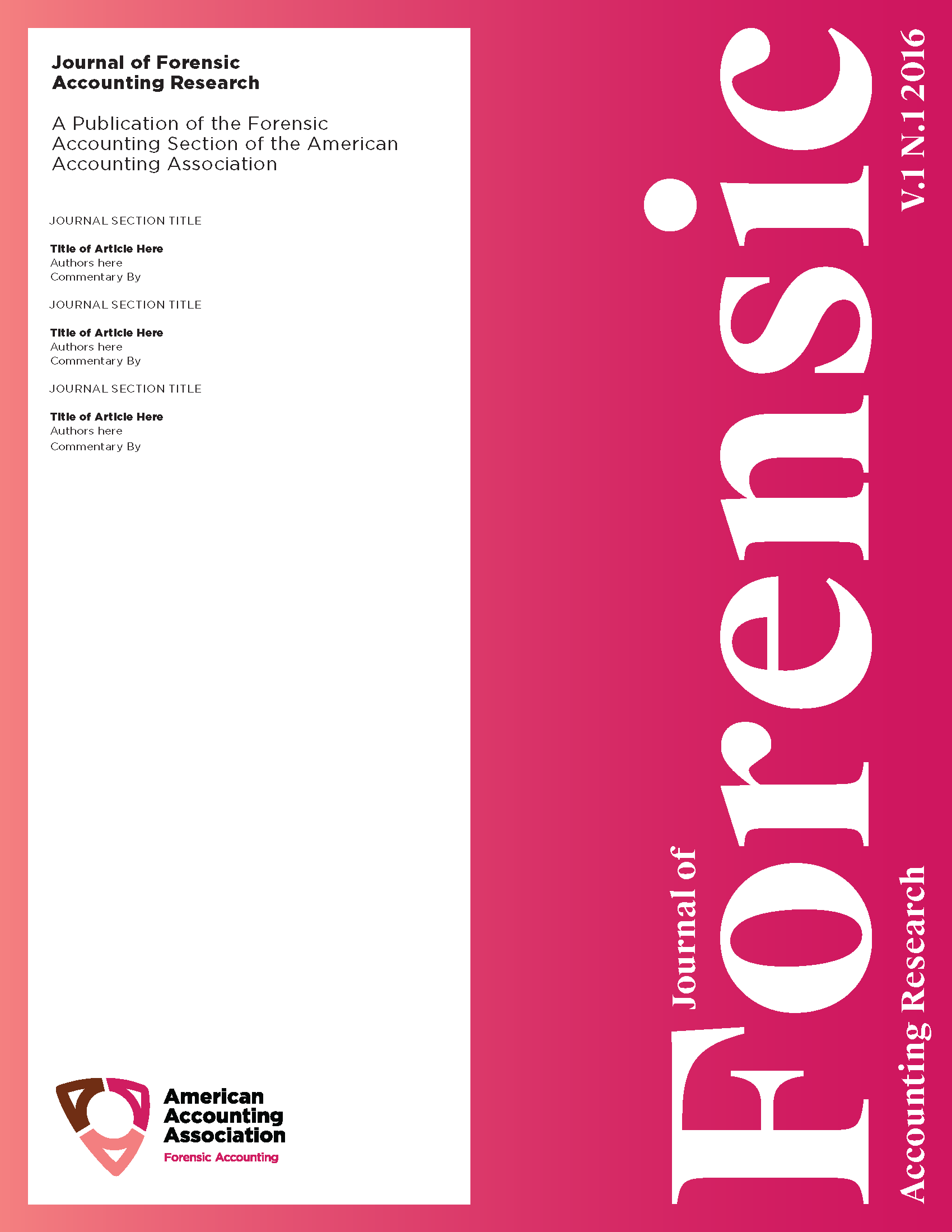 Journal of Forensic Accounting Research